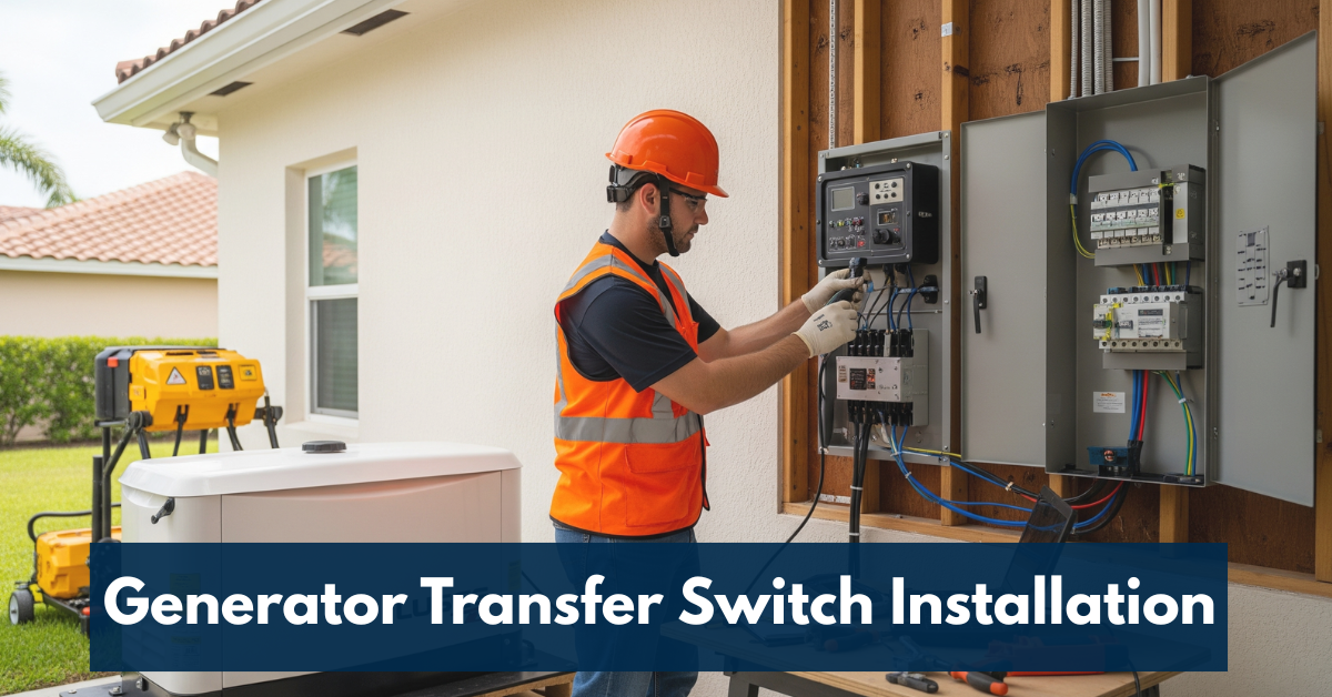 Generator Transfer Switch Installation