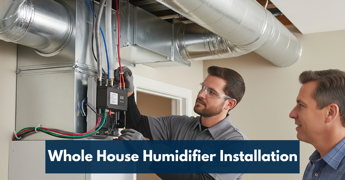 Whole House Humidifier Installation