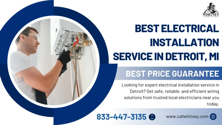 Electrical Installation Service In Detroit
