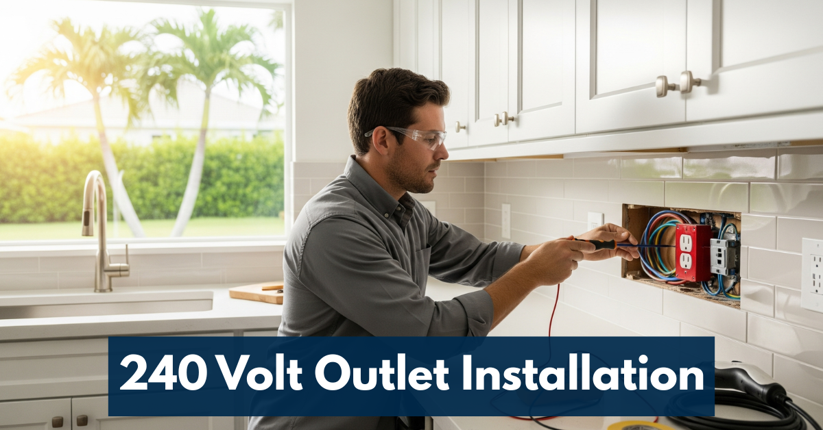 240 Volt Outlet Installation