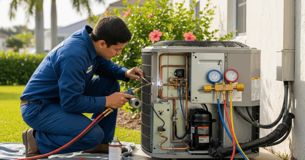 Air Conditioner Refrigerant Leak