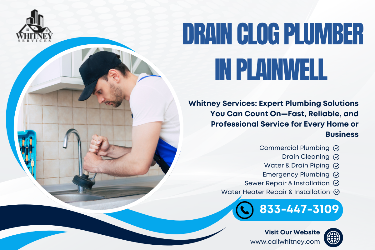 Drain Clog Plumber In Plainwell