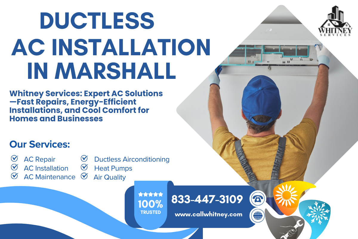 Ductless Ac Installation In Marshall