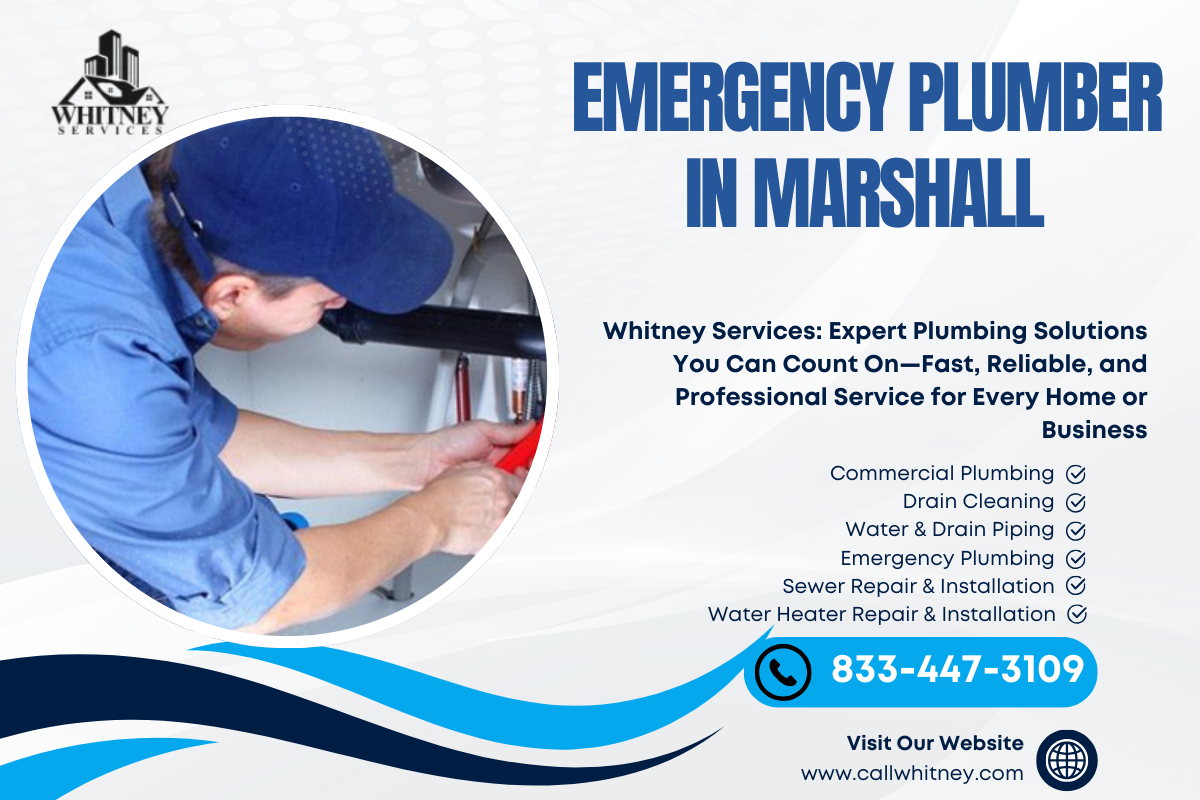 Emergency Plumber In Marshall
