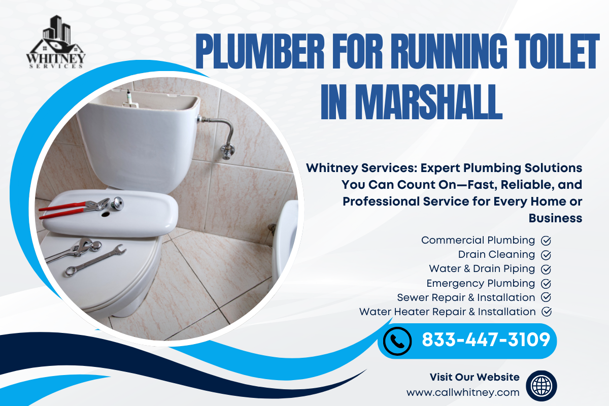 Plumber For Running Toilet In Marshall