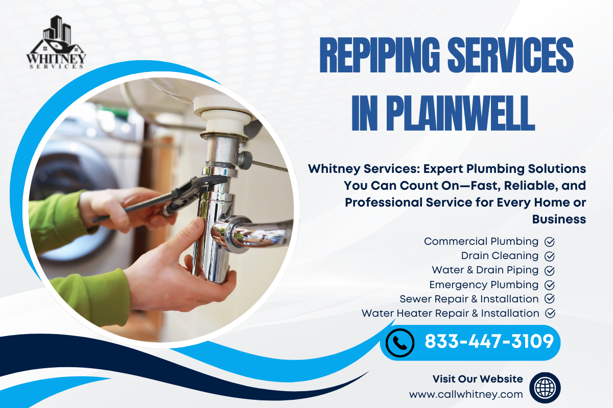 Repiping Services In Plainwell
