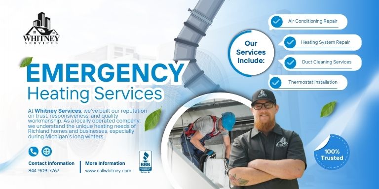 Whitney Service offers Emergency Heating Repair in Richland