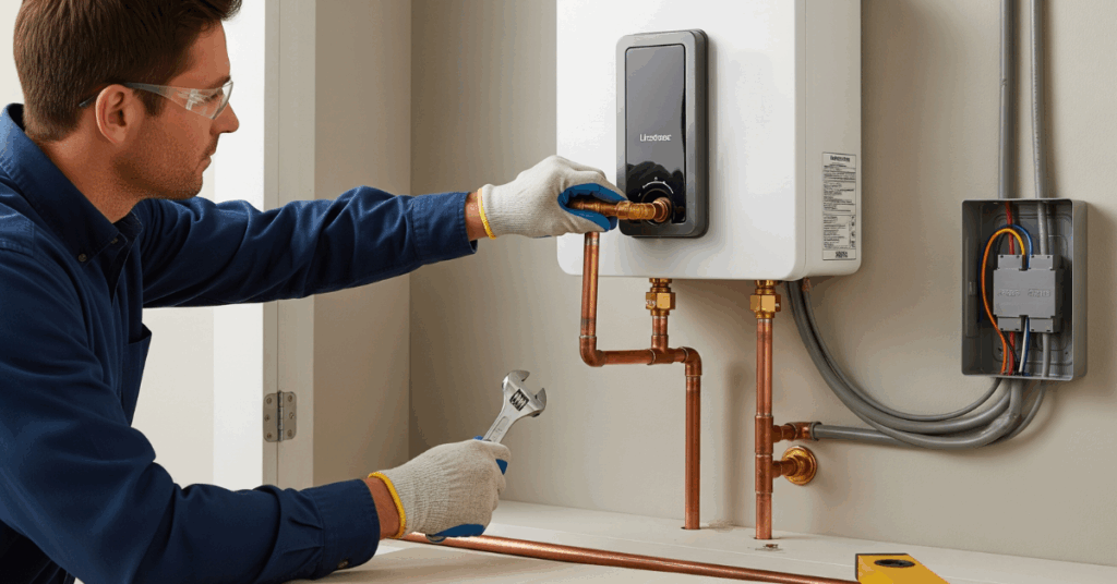 Electric Tankless Water Heater Installations