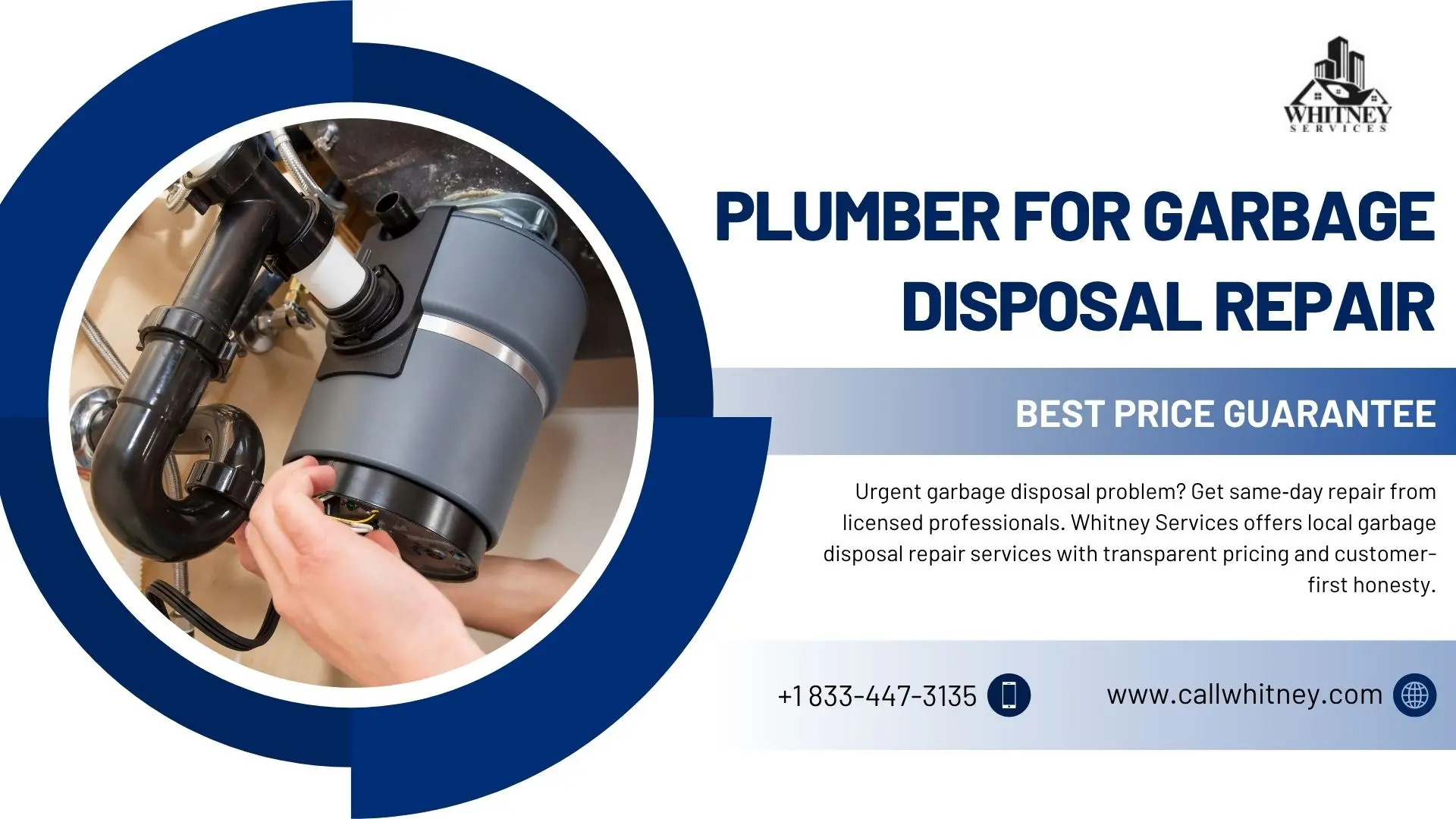 Plumber For Garbage Disposal Repair in Canton