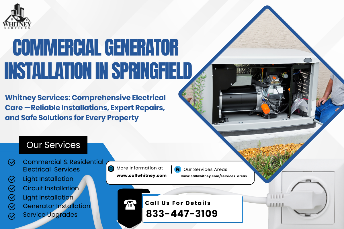 Gallery Detail: Commercial Generator Installation In Springfield