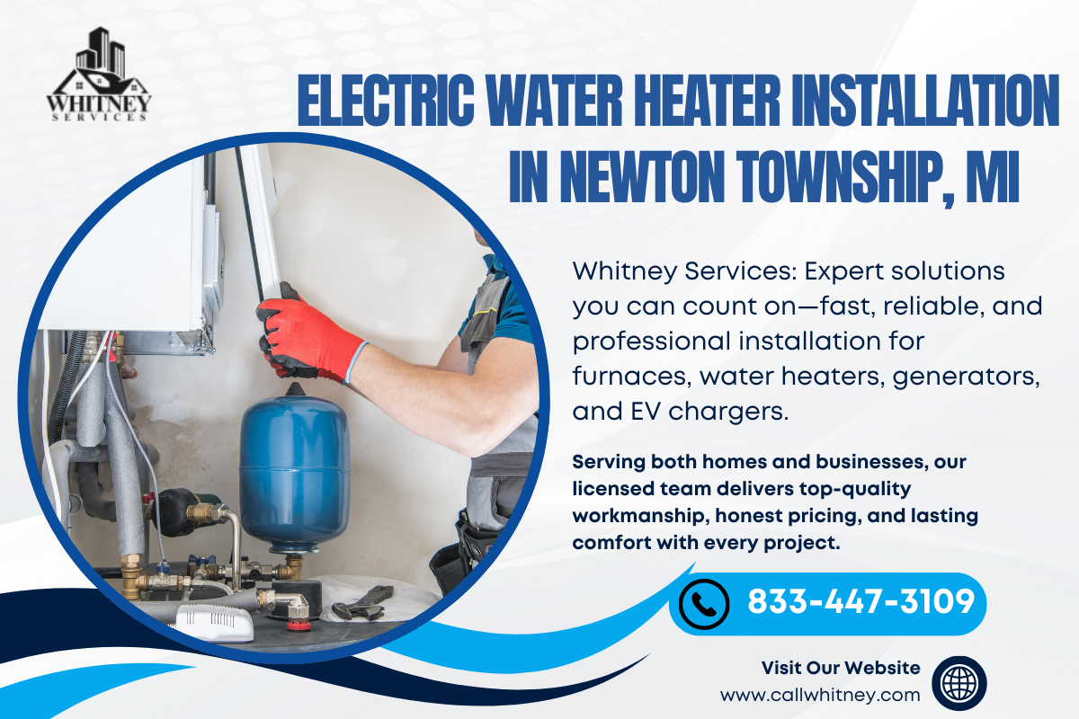 Electric Water Heater Installation In Newton Township