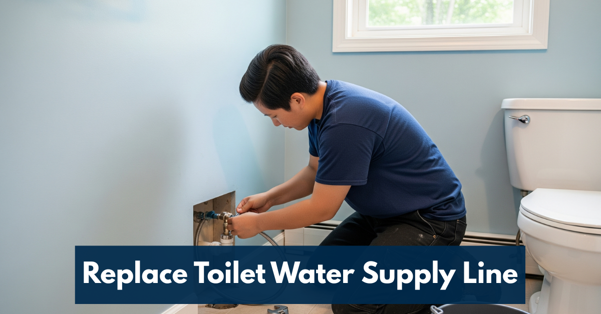 Replace Toilet Water Supply Line