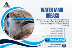 Top Causes of Water Main Breaks | Whitney Services