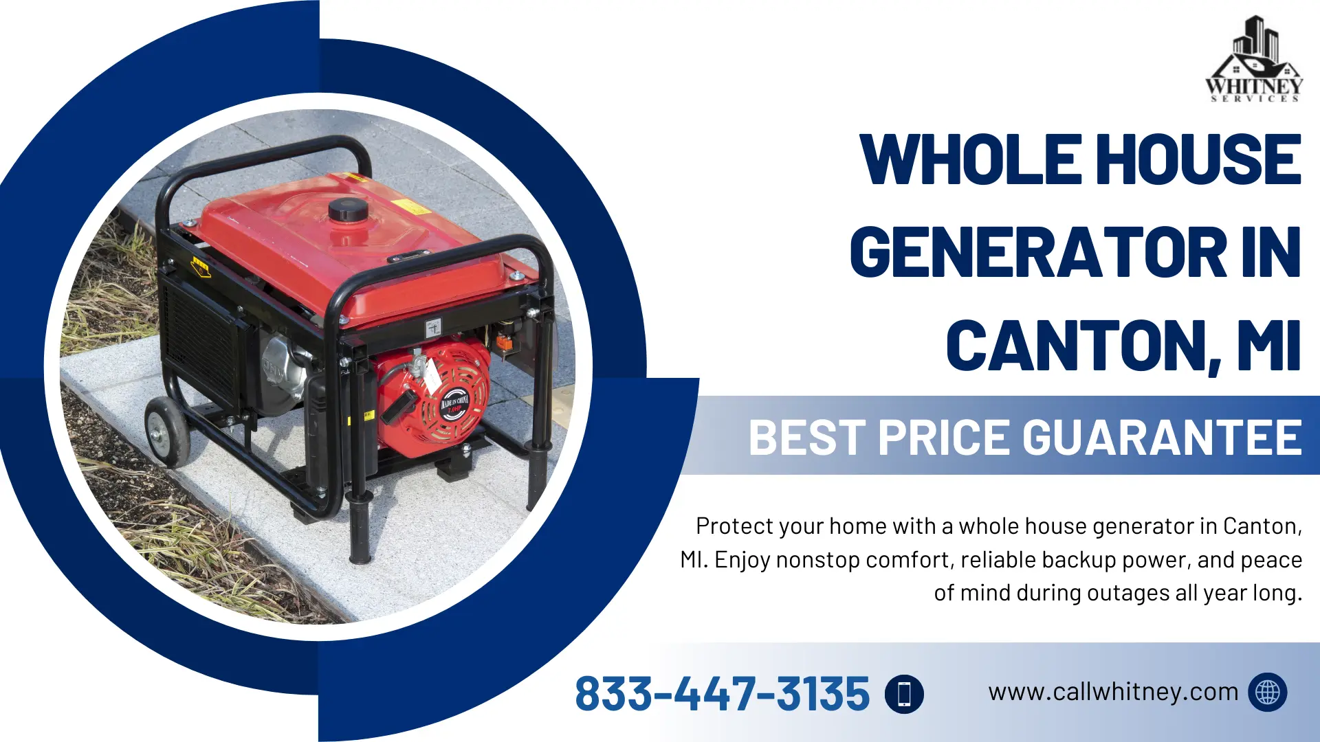 Whole House Generator in Canton, MI: Protect Your Home