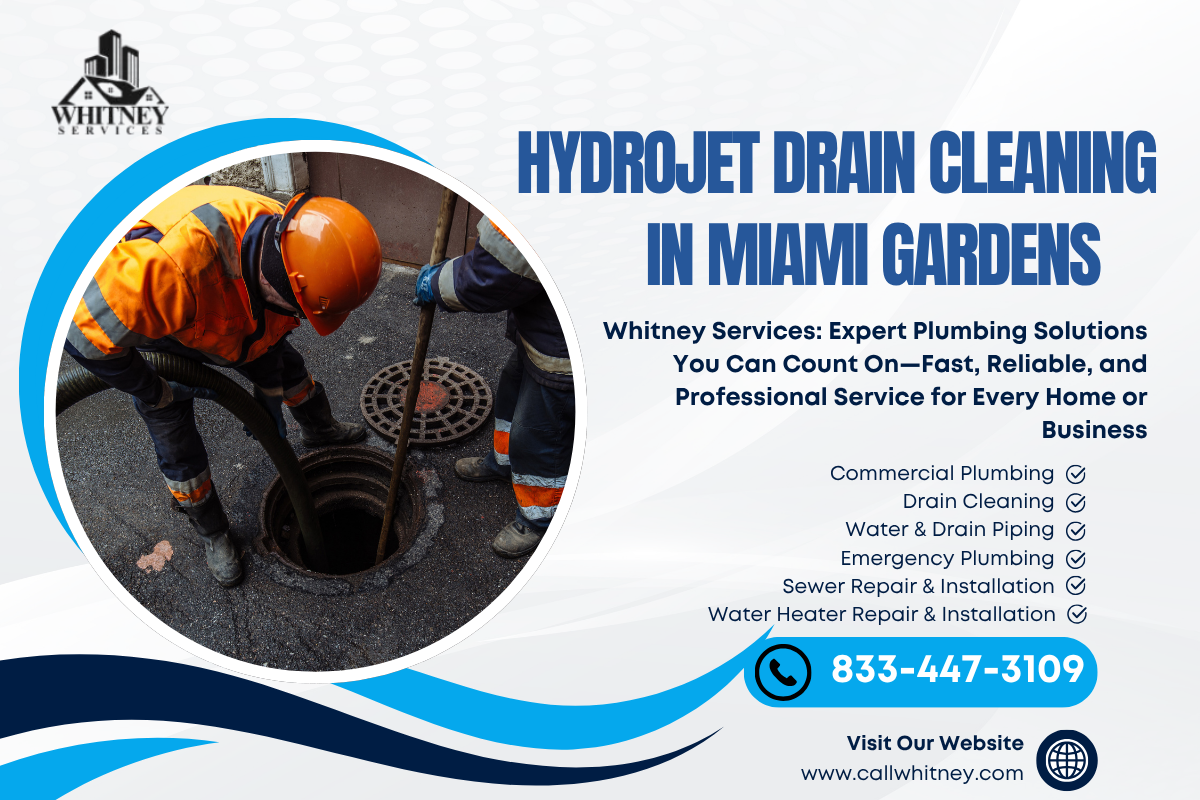 Hydrojet Drain Cleaning In Miami Gardens