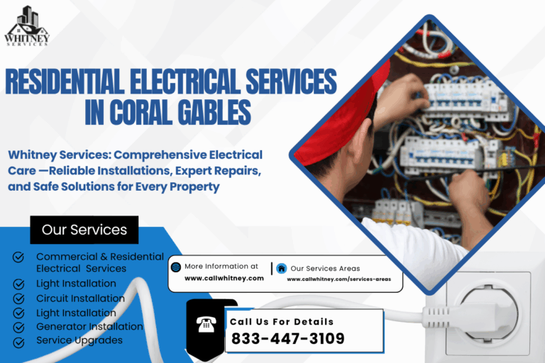 Residential Electrical Services In Coral Gables