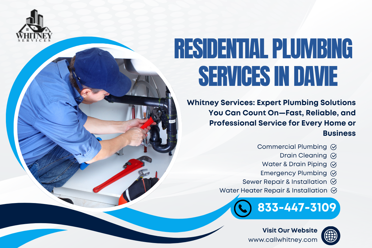Residential Plumbing Services In Davie