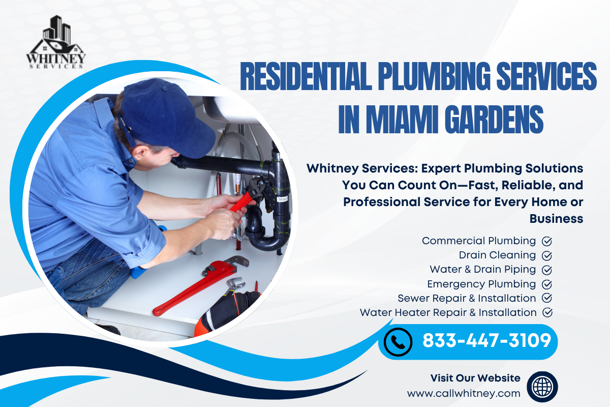 Residential Plumbing Services In Miami Gardens