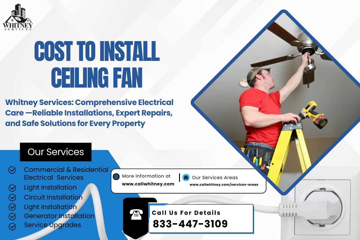 Cost to Install Ceiling Fan