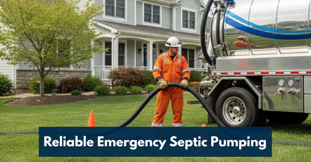 Reliable Emergency Septic Pumping