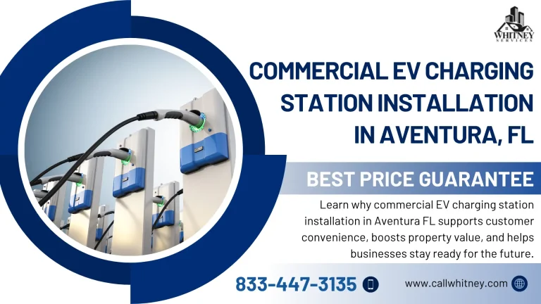 Commercial Ev Charging Station Installation In Aventura, Fl