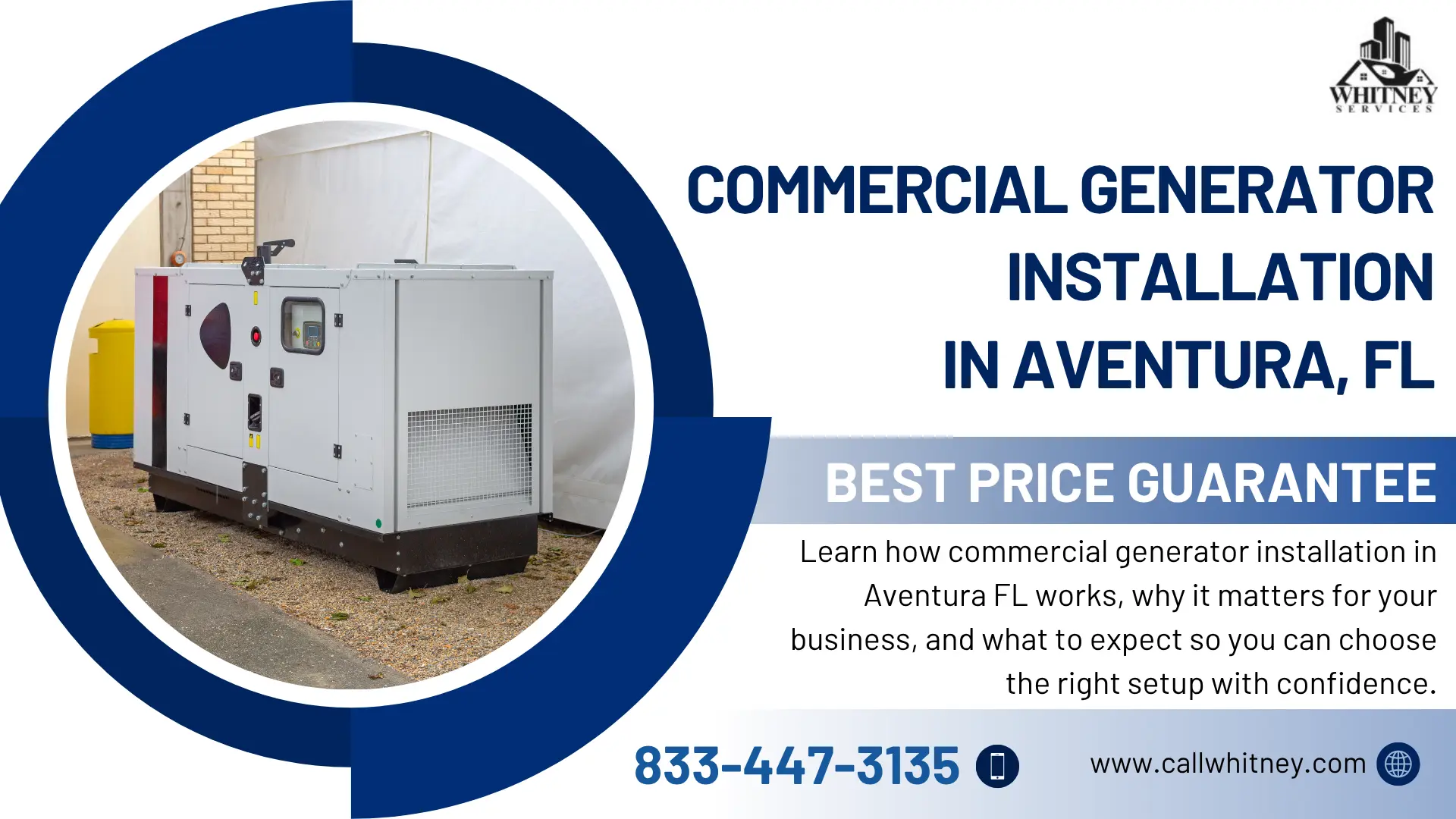 Commercial Generator Installation In Aventura, Fl