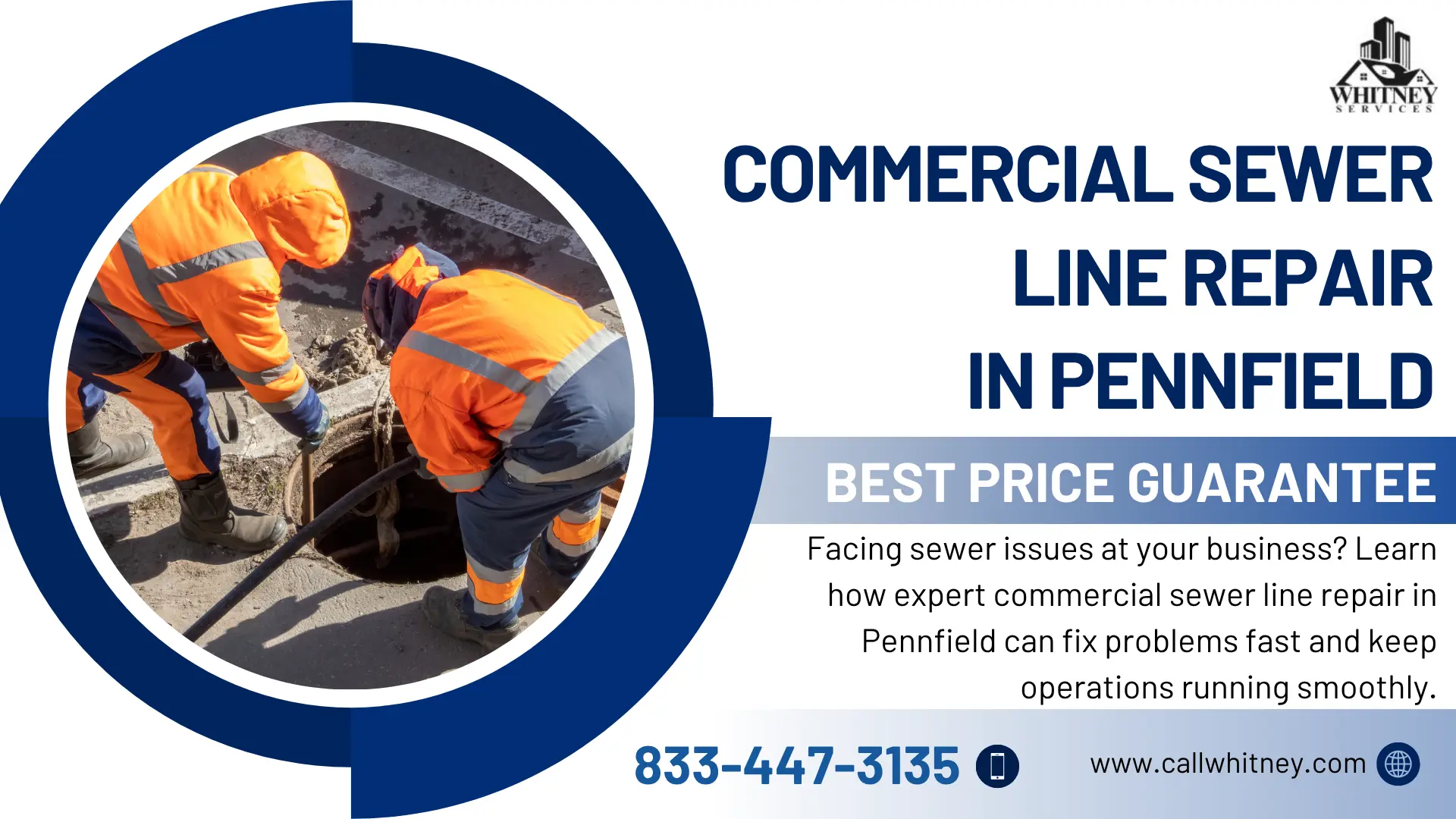 Commercial Sewer Line Repair In Pennfield