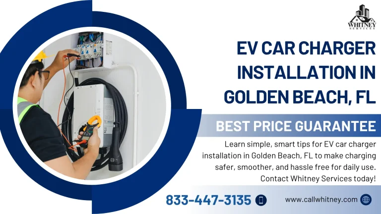 Ev Car Charger Installation In Golden Beach