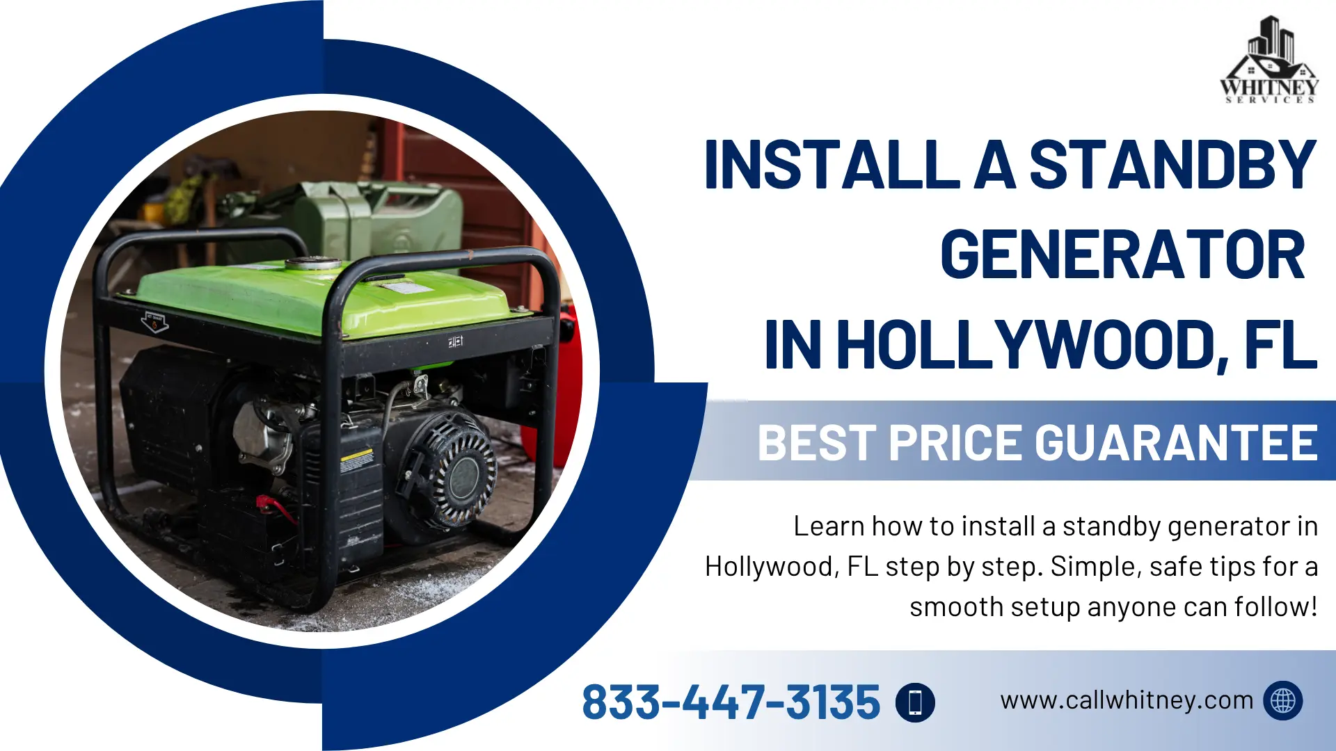 Install A Standby Generator In Hollywood, Fl