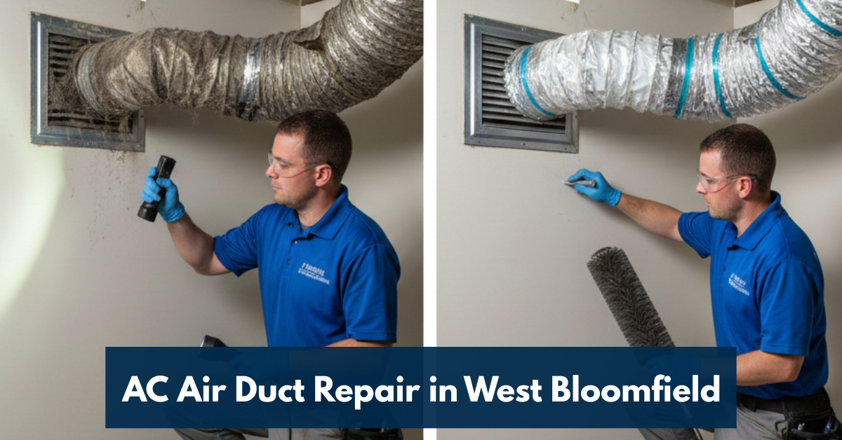 Ac Air Duct Repair In West Bloomfield