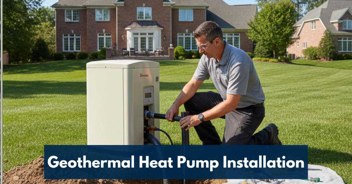 Geothermal Heat Pump Installation