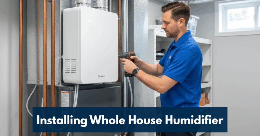 Installing Whole House Humidifier in Grosse Pointe, MI