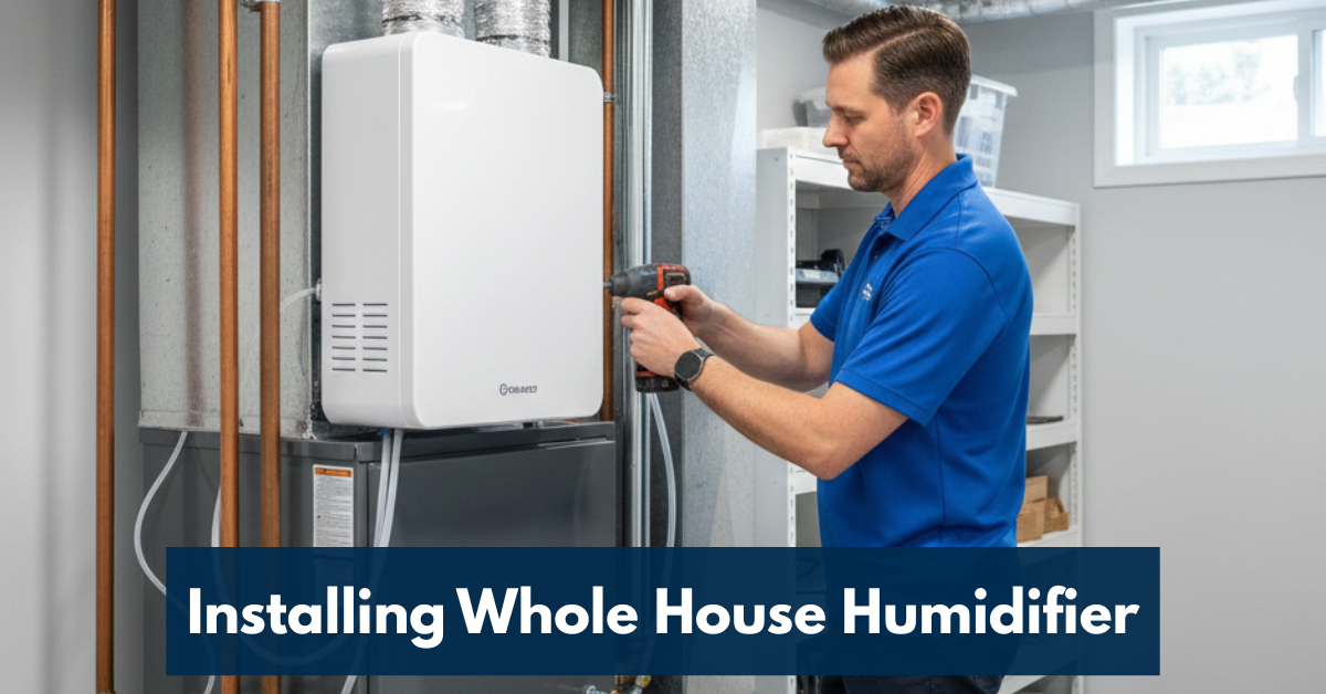 Installing Whole House Humidifier