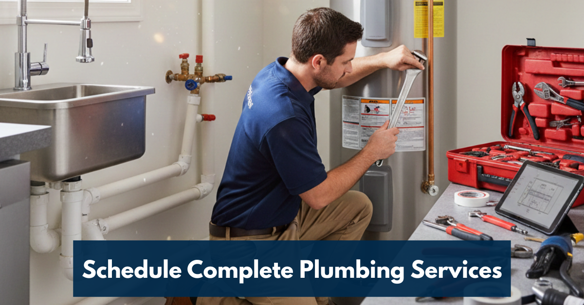 Schedule Complete Plumbing Services