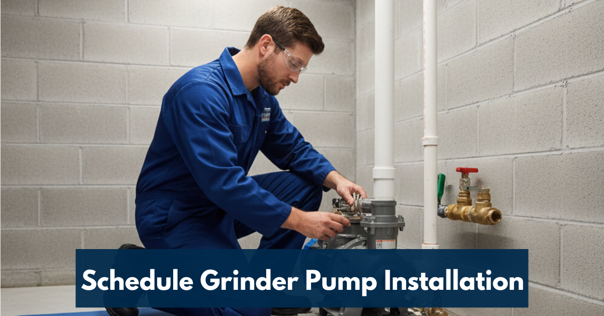 Schedule Grinder Pump Installation