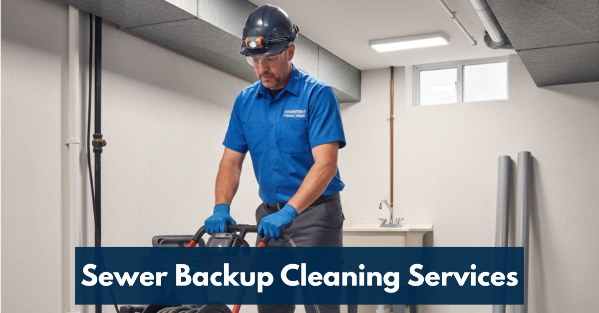 Sewer Backup Cleaning Services