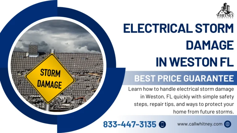 Electrical Storm Damage In Weston, Fl