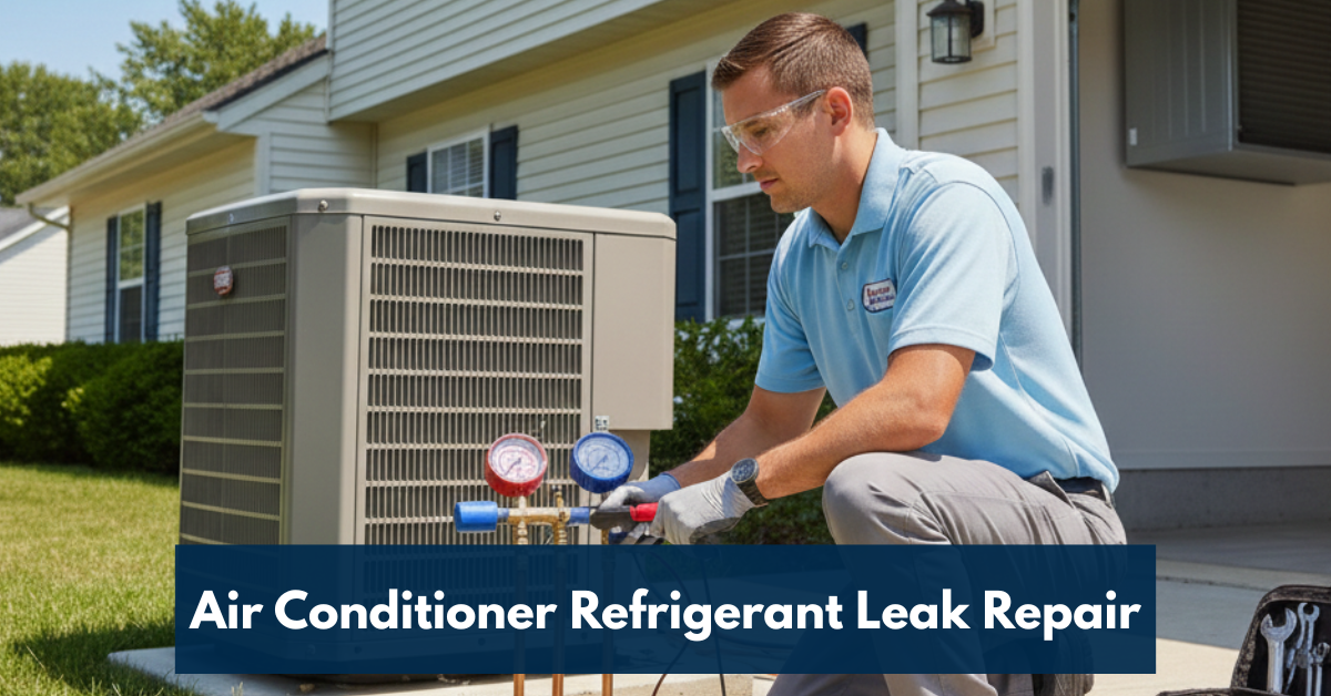Air Conditioner Refrigerant Leak Repair (1)
