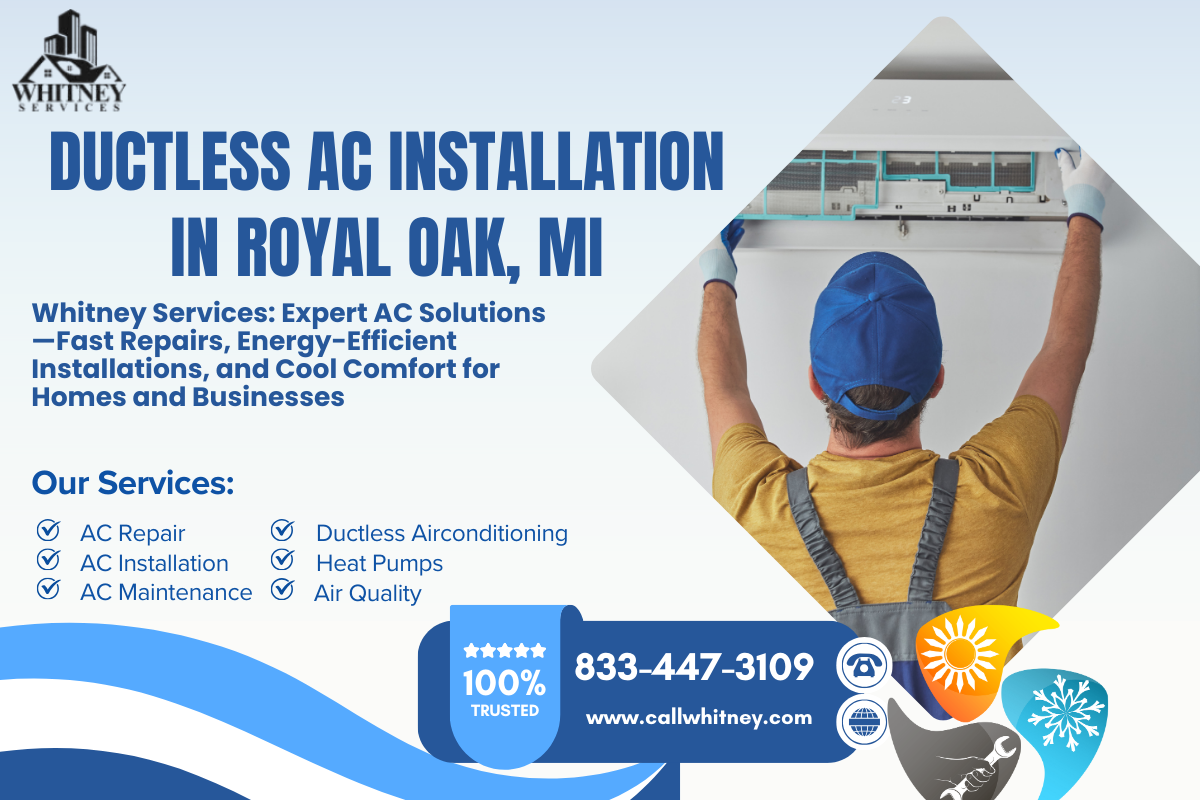 Ductless Ac Installation In Royal Oak