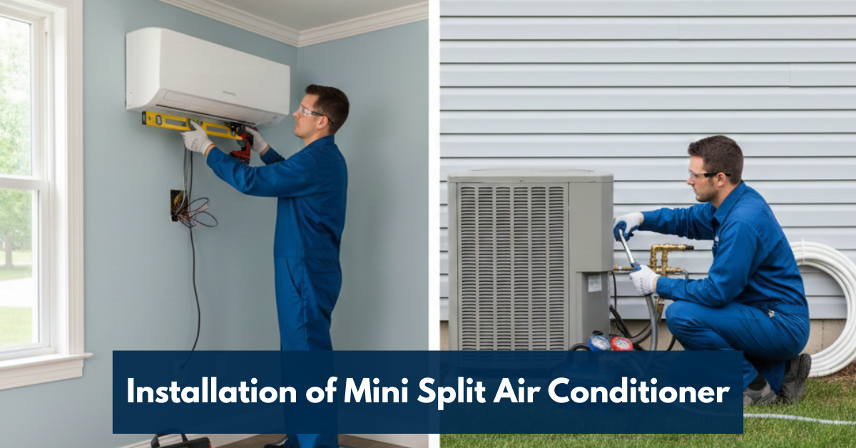 Installation Of Mini Split Air Conditioner