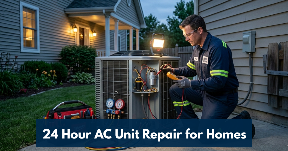 24 Hour Ac Unit Repair For Homes