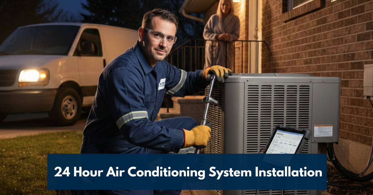 24 Hour Air Conditioning System Installation