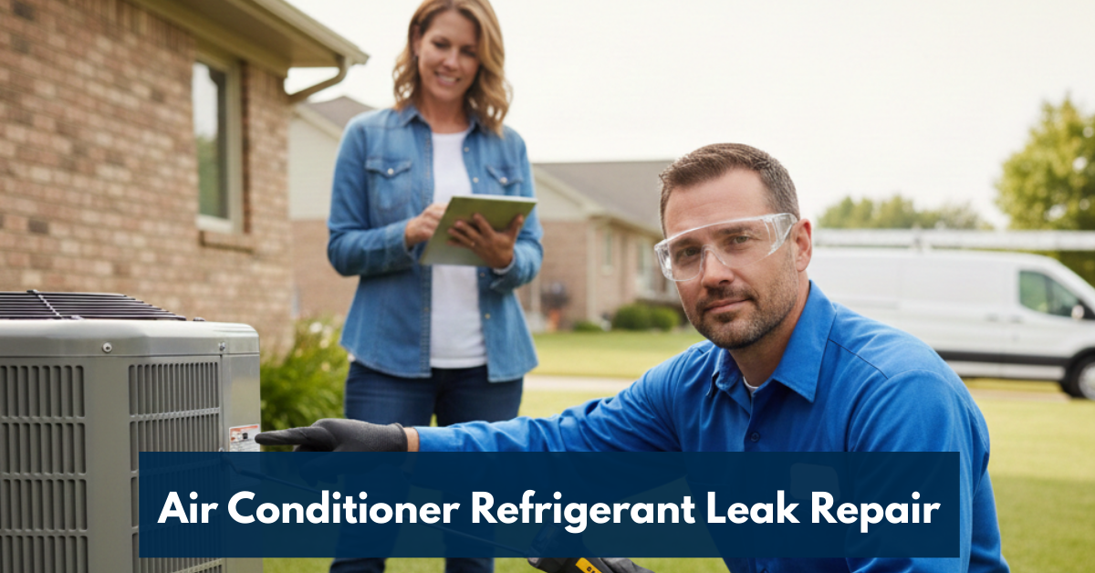 Air Conditioner Refrigerant Leak Repair (3)