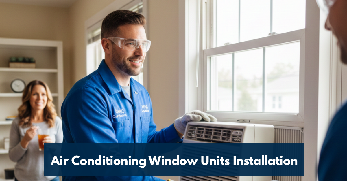 Air Conditioning Window Units Installation (1)
