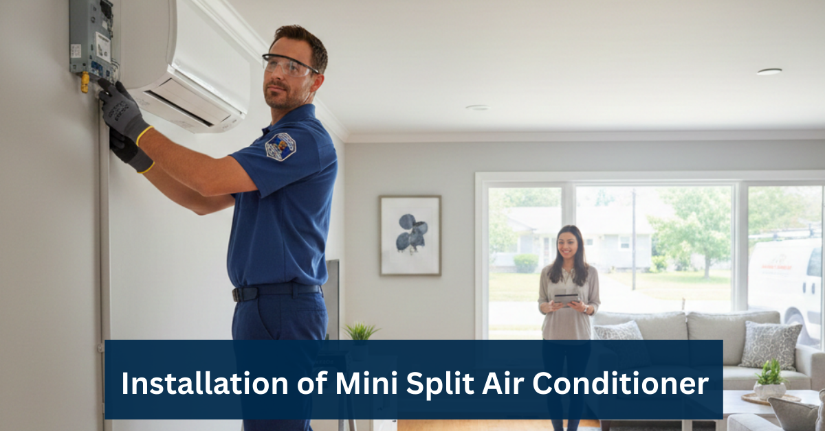Installation Of Mini Split Air Conditioner