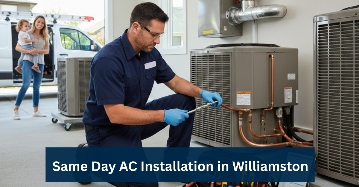 Same Day Ac Installation In Williamston