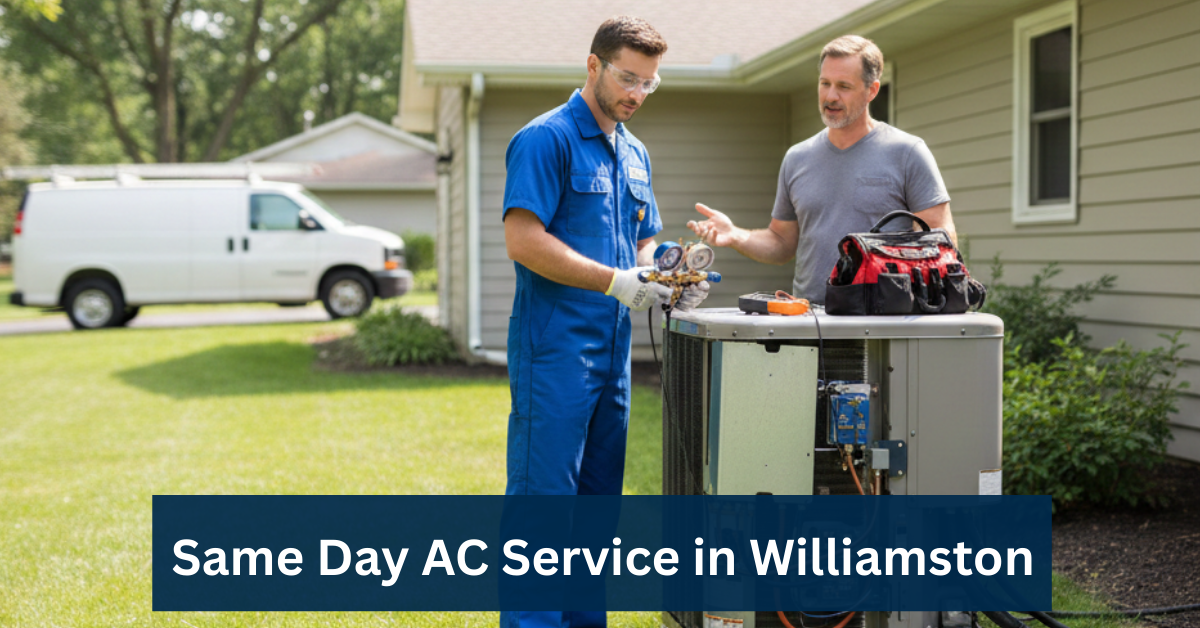 Same Day Ac Service In Williamston