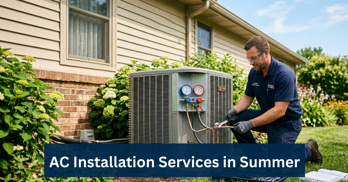 Ac Installation Services In Summer