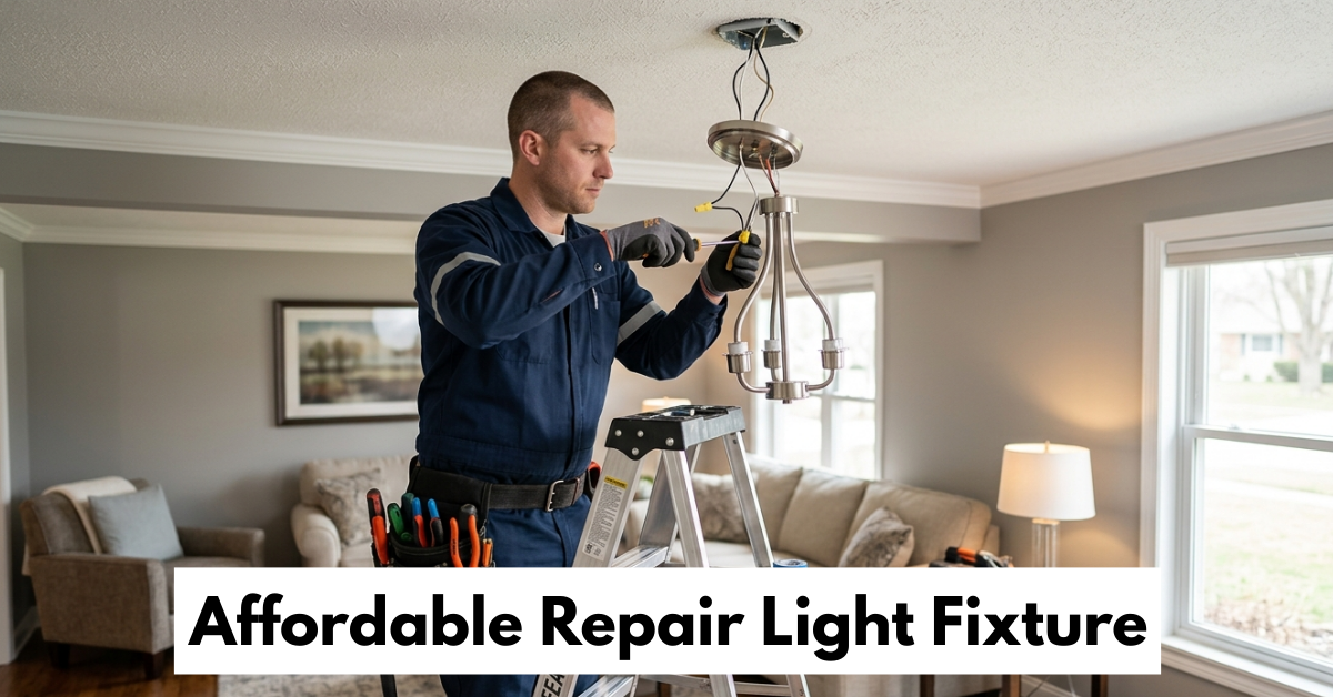 Maintenance Service Light Affordable Repair Light Fixture in Brownlee Park, MI