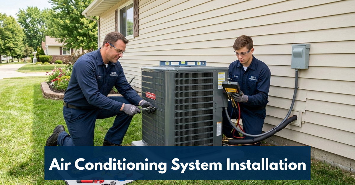 Air Conditioning System Installation